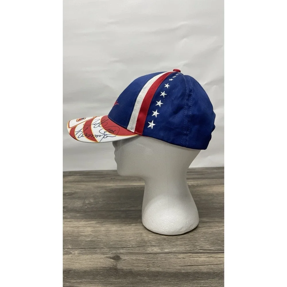 NAPA Racing Michael Waltrip #15 Hat NASCAR Blue Stars‎ Stripes Signature Cap
